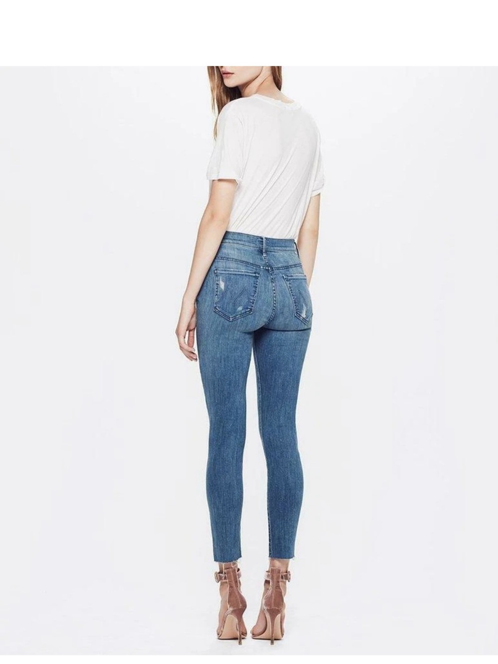 Mother the stunner ankle fray Jeans - Picture 3 of 13